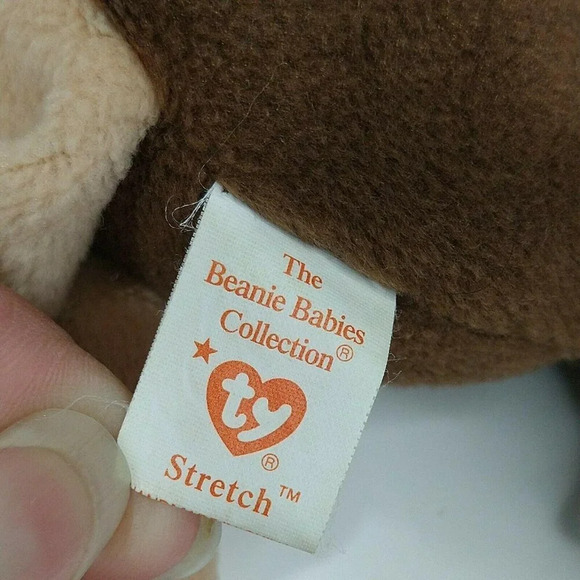 Ty Beanie Babies Plush Stretch Ostrich 1997 Vintage Brown Tan 11.5 inch Toy - Picture 5 of 6